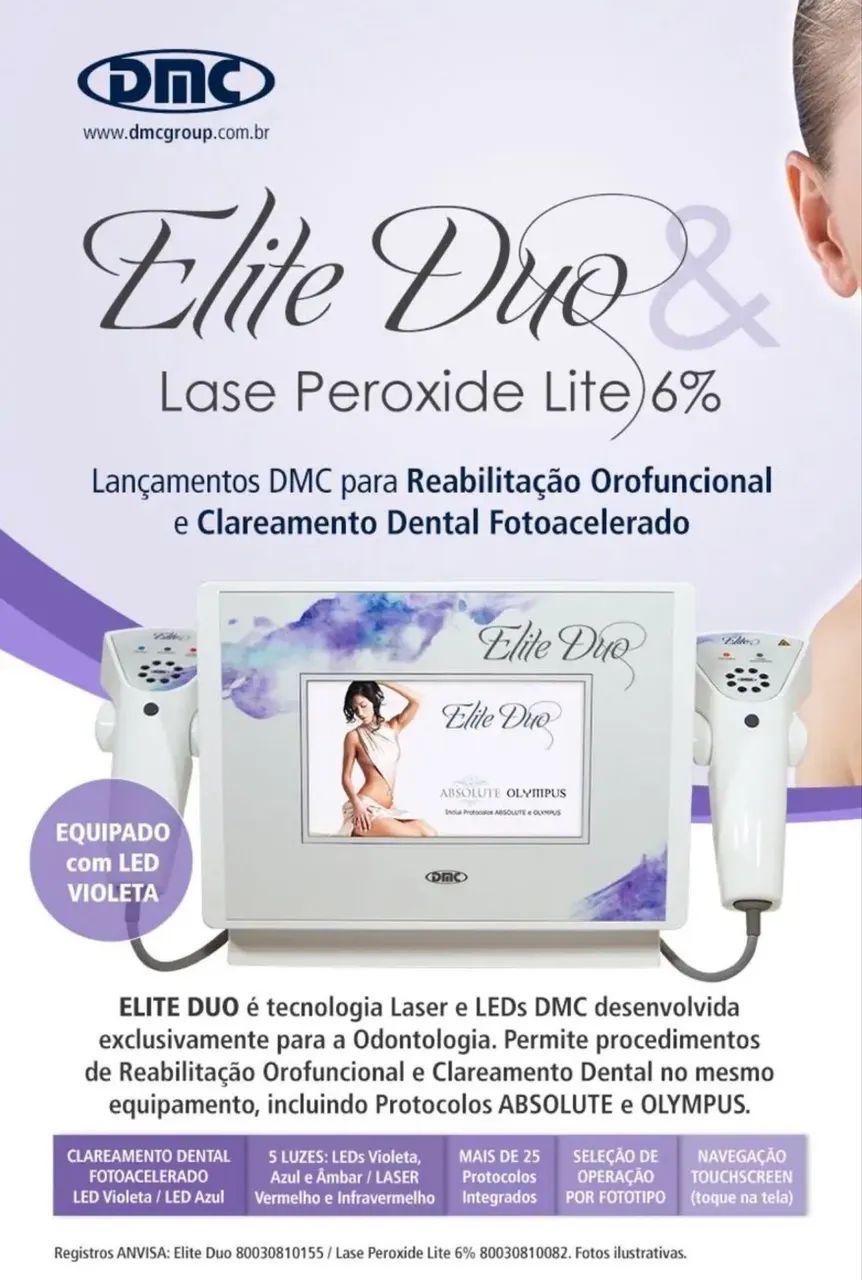 Elite Duo DMC - Equipamento Estético (Laser + LED) Completo - Foto 5