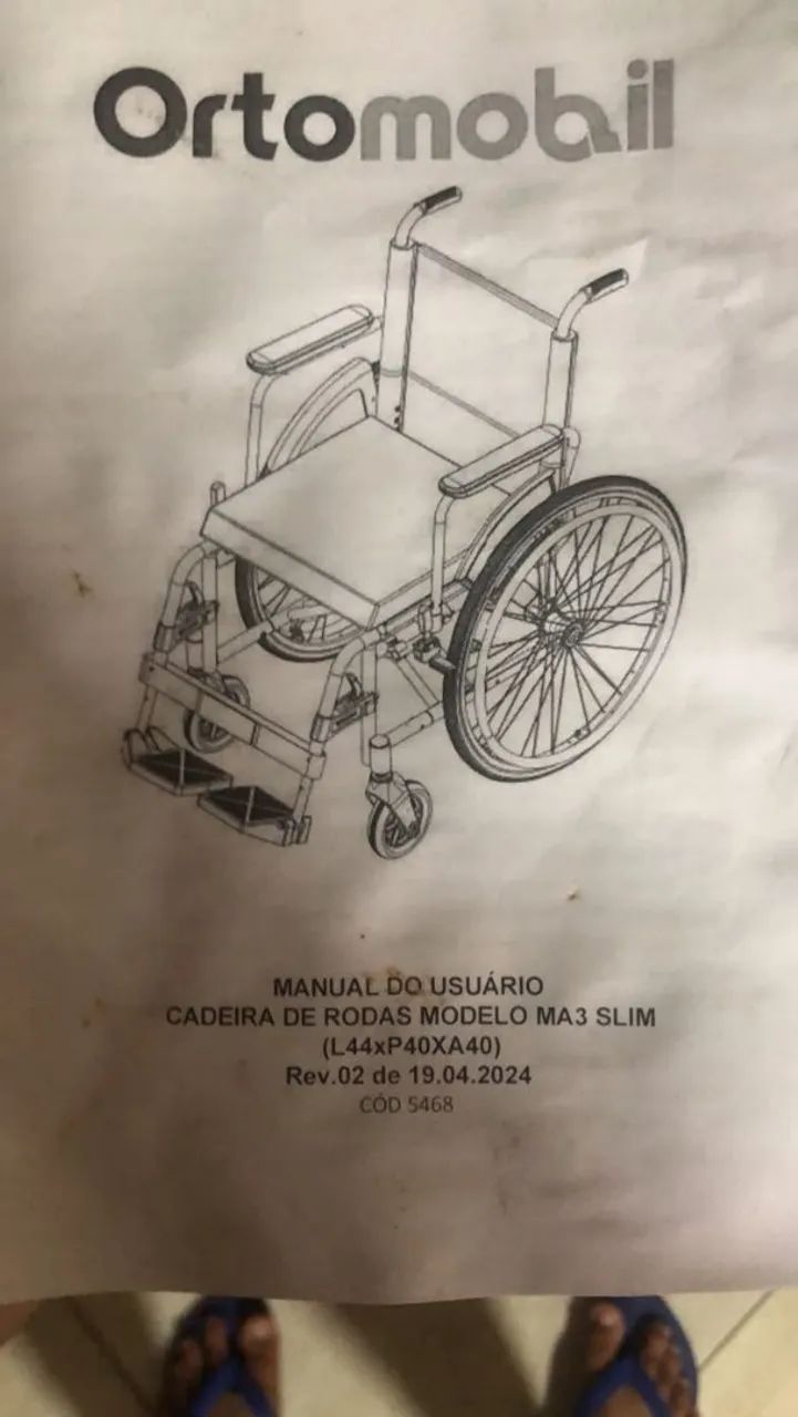 Cadeira de rodas  - Foto 2