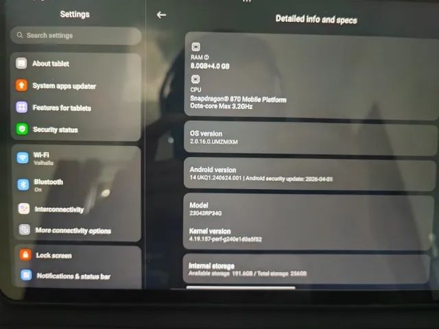 Tablet XIAOMI PAD 6 na caixa PERFEITO + Kit RGB + Capa - Foto 3