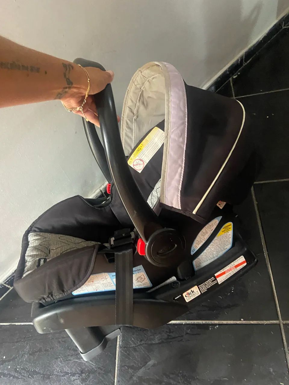 Bebê conforto com base para carro  - Foto 4