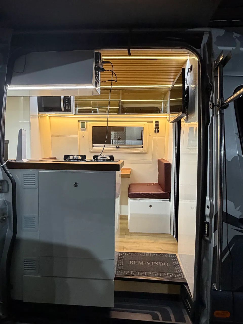 Motorhome Sprinter 417 - bateria Lítio 400Ah + placa Solar 550W - Autonomia Total - Foto 7