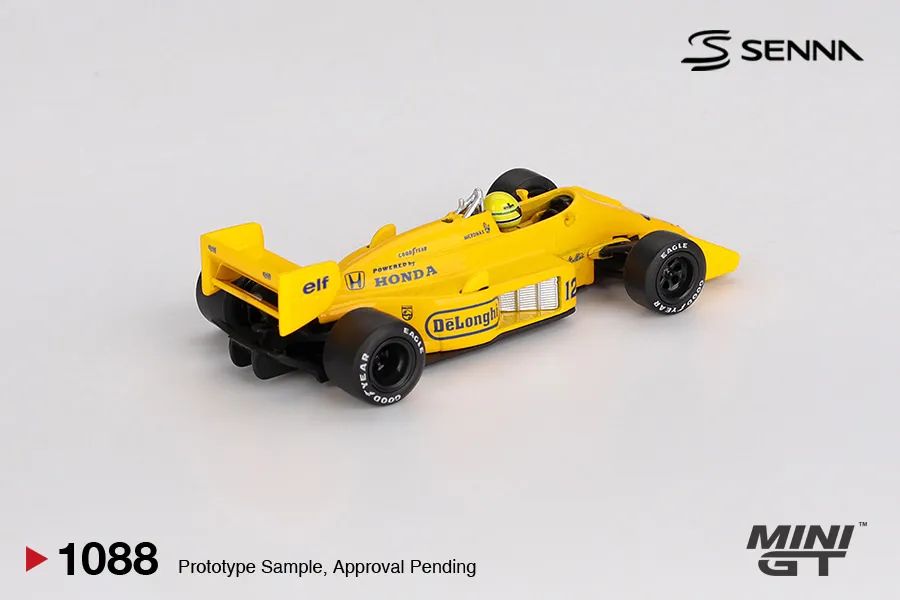 Minigt Lotus 99t #12 Ayrton Senna 1987 Monaco Gp Winner 1/64