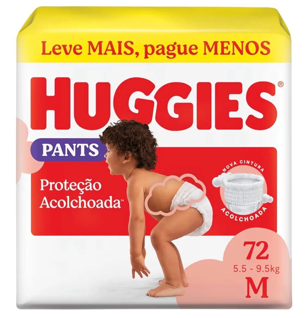 Fralda Huggies M 72 unid
