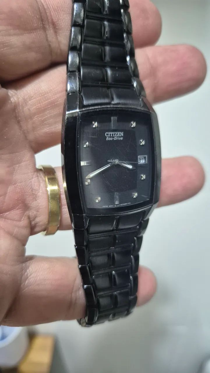 Relógio CITIZEN ECO-DRIVE  BLACK   -  MODELO NOVO - Foto 5