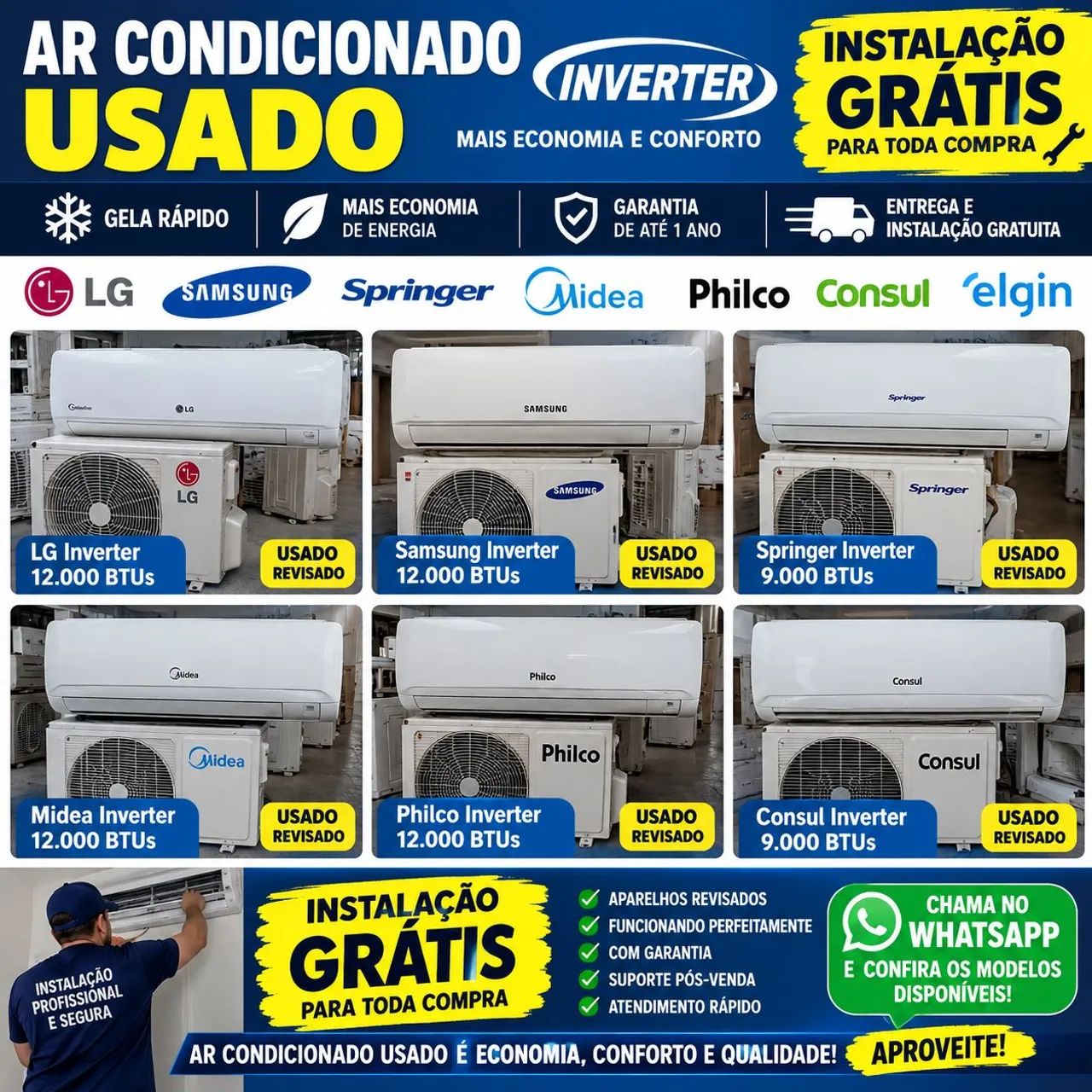 Ar condicionado inverter 