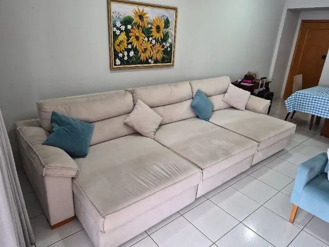 Sofá retrátil semi-novo, 3,80 metros - Foto 3