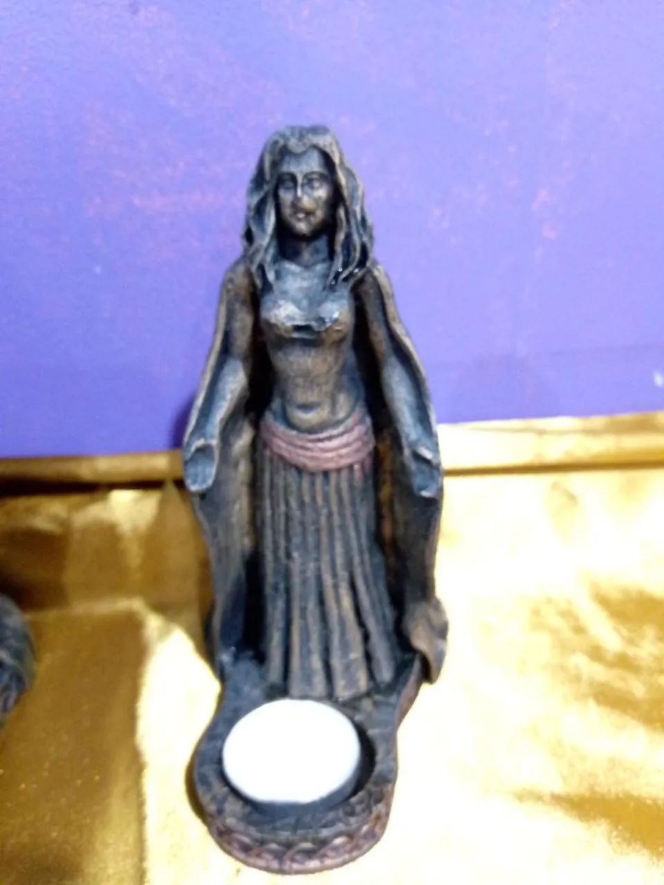 Estatuetas Casal divino Deusa e Deus Wicca  - Foto 3