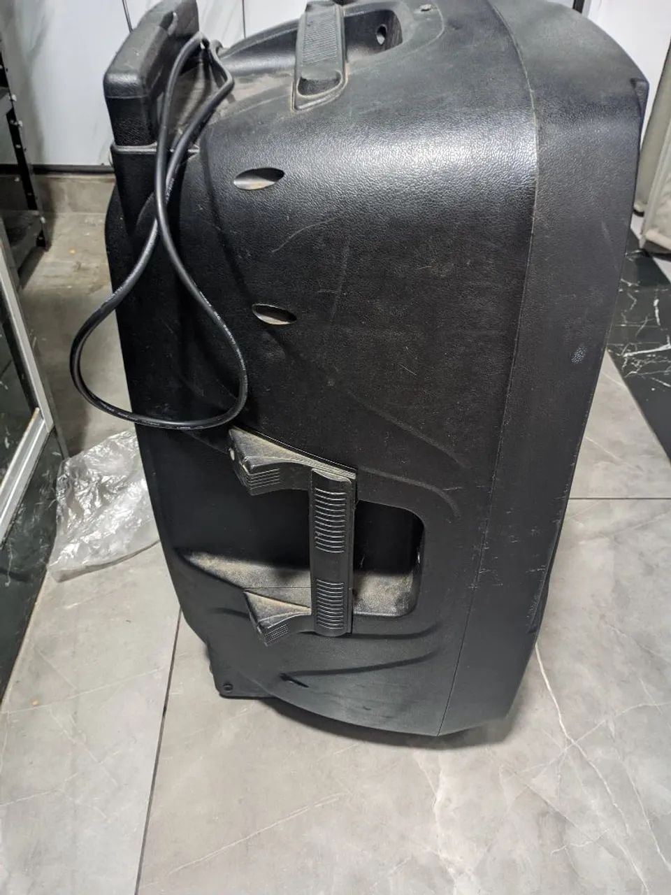 Caixa de som Ativa 500 watts com 2 mic sem fio - Foto 2