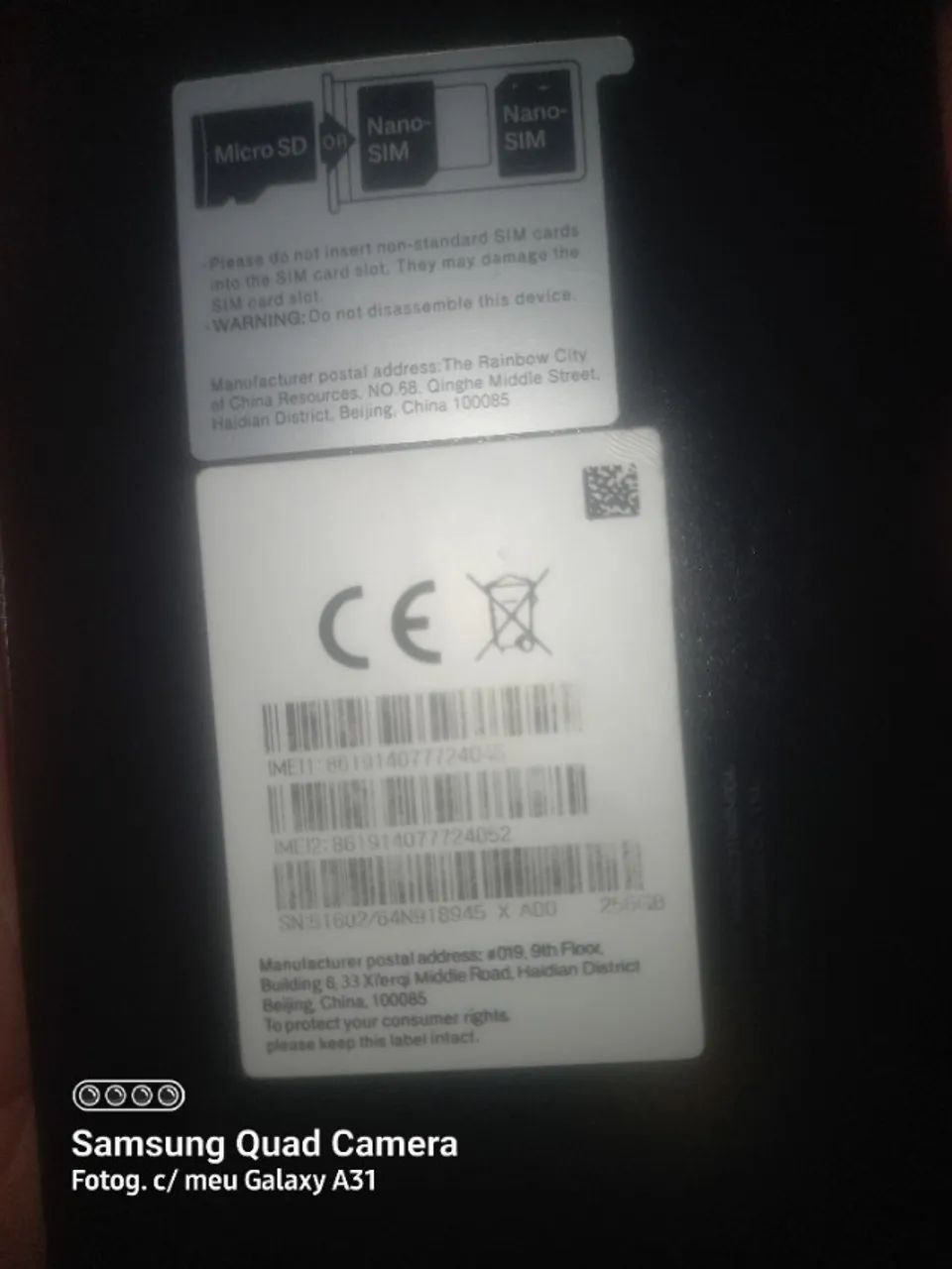 Celular Redimi 13 C "Bateria nova, Sansung A31, Funcionando, Tem Reparos - Foto 3