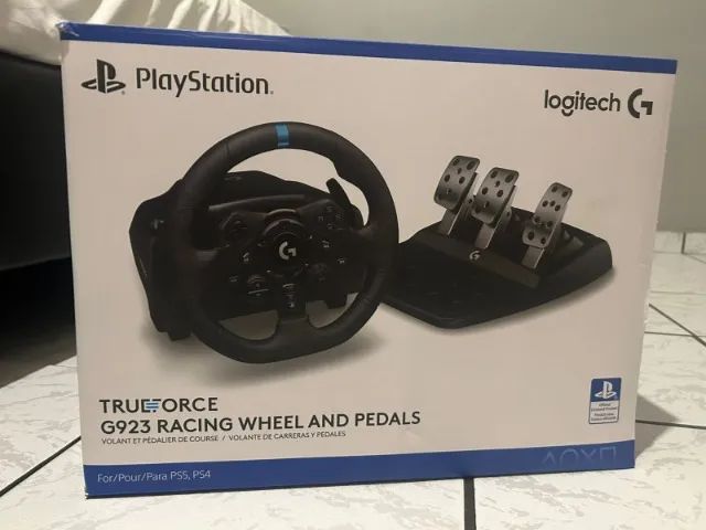 Logitech G923 - PS5/PS4/PC - OTIMO ESTADO