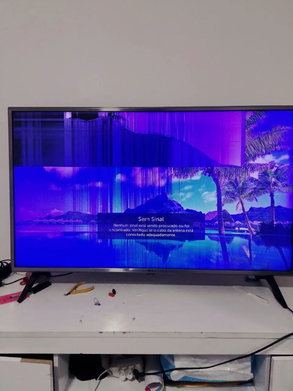 Tv LG 43 polegadas 4k com defeito  - Foto 3