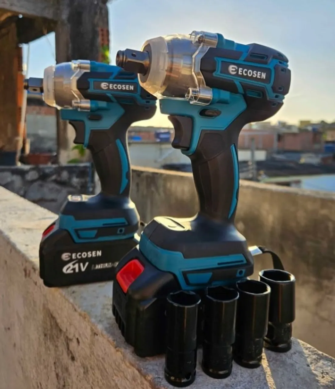 Kit Chave De Impacto 48v Parafusadeira + Jogo Soquete 46pç