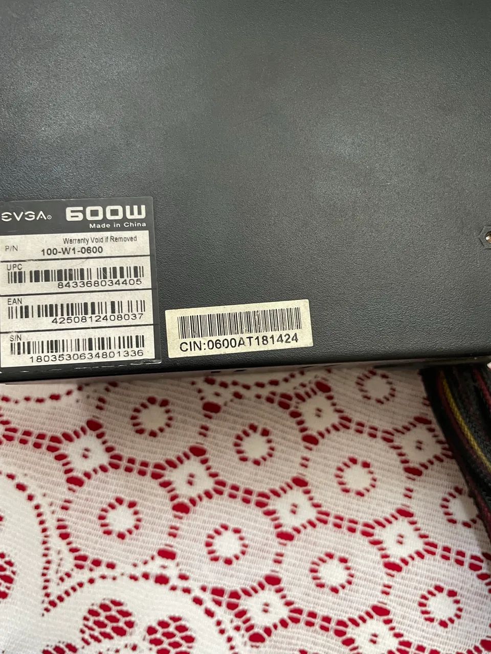 Fonte EVGA 600w 80 plus - Foto 2