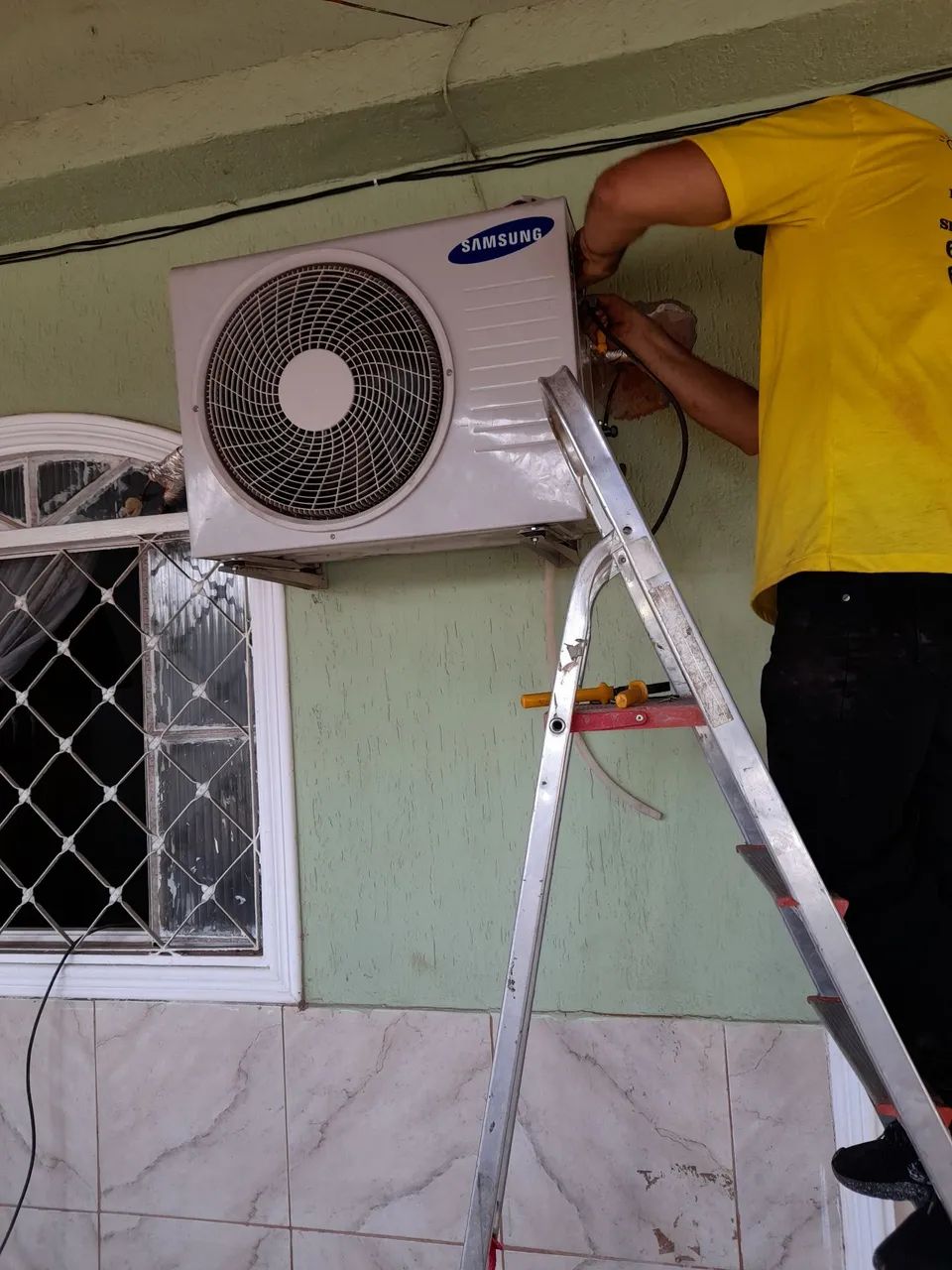 Instalação de ar condicionado 