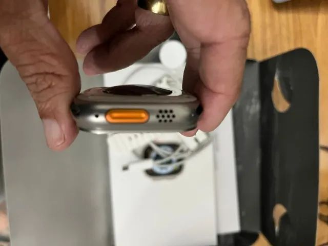 Apple watch ultra Series 1 titanium 49mm - GPS + CELULAR usado em perfeito estado na caixa - Foto 6