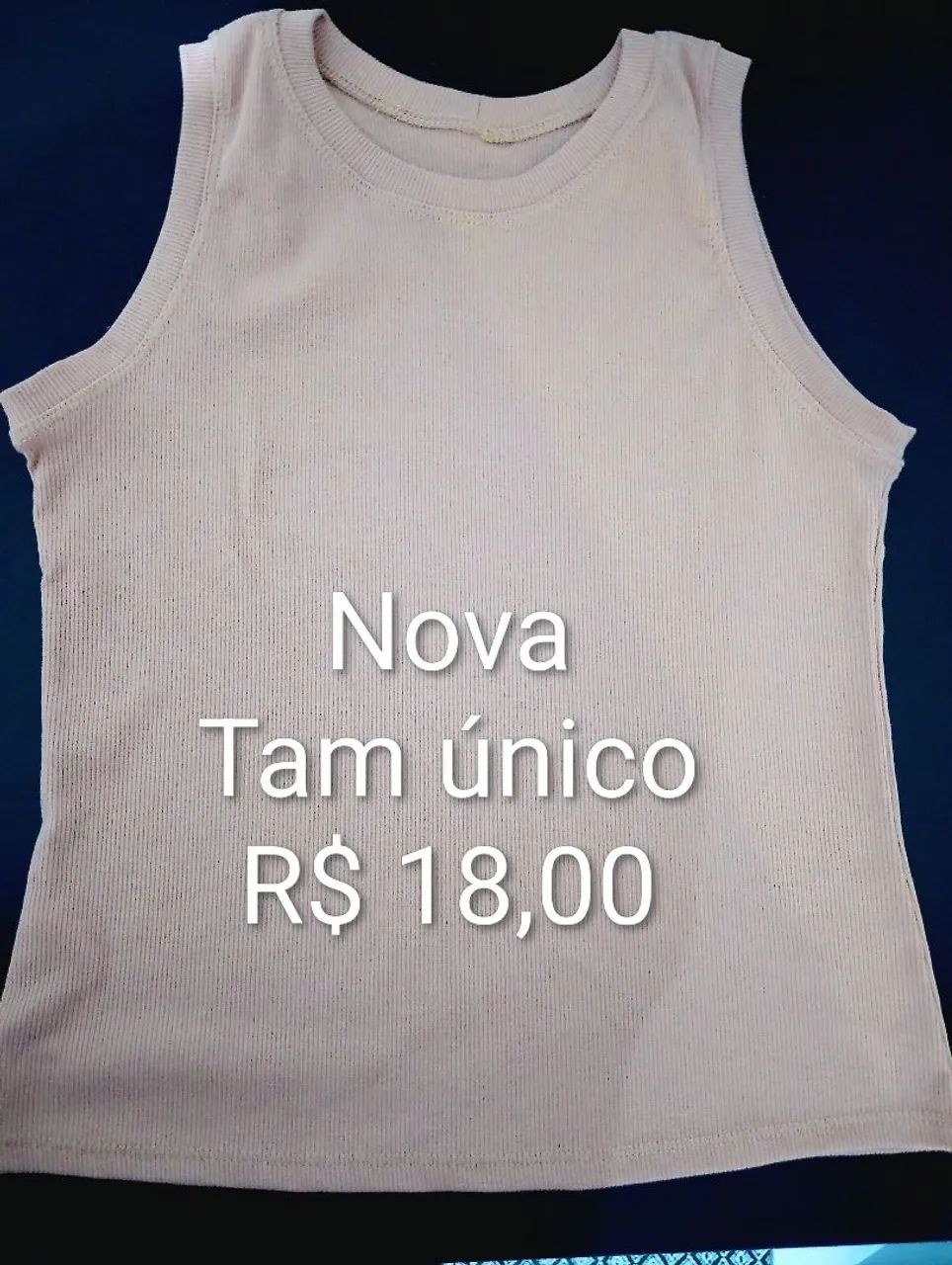 Blusa canelada 