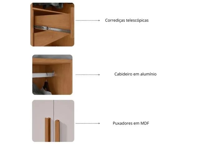 GUARDA ROUPA DE MADEIRA  - Foto 3
