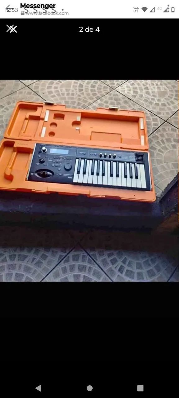 Teclado Korg micro x novinho com Case original 