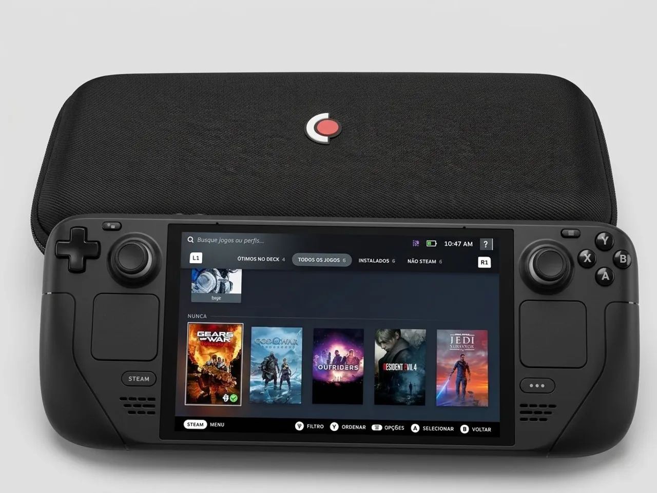 Steam deck oled 512gb - Consoles de Vídeo Game - Santos Dumont