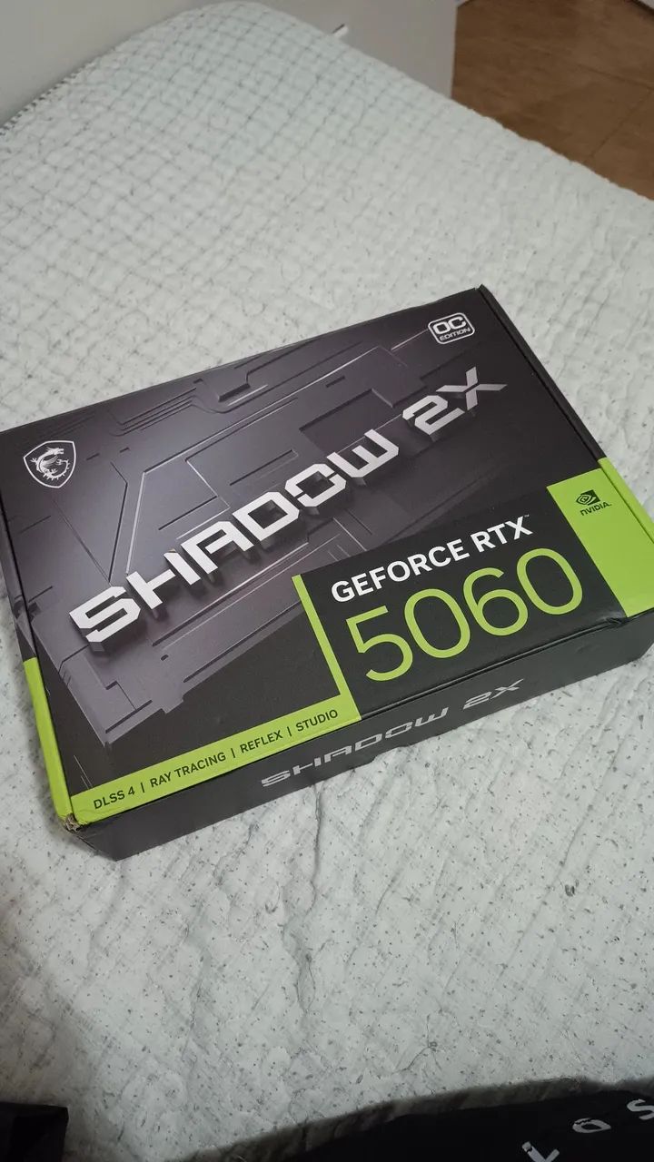 Placa de vídeo Nova! RTX 5060 MSI SHADOW 2X 