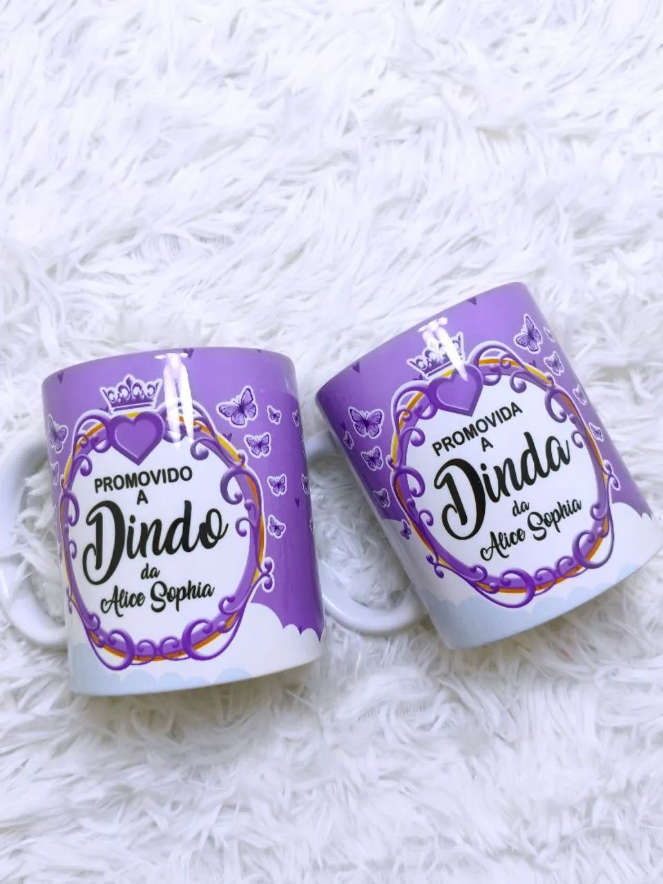 Caneca De Dinda e Dindo