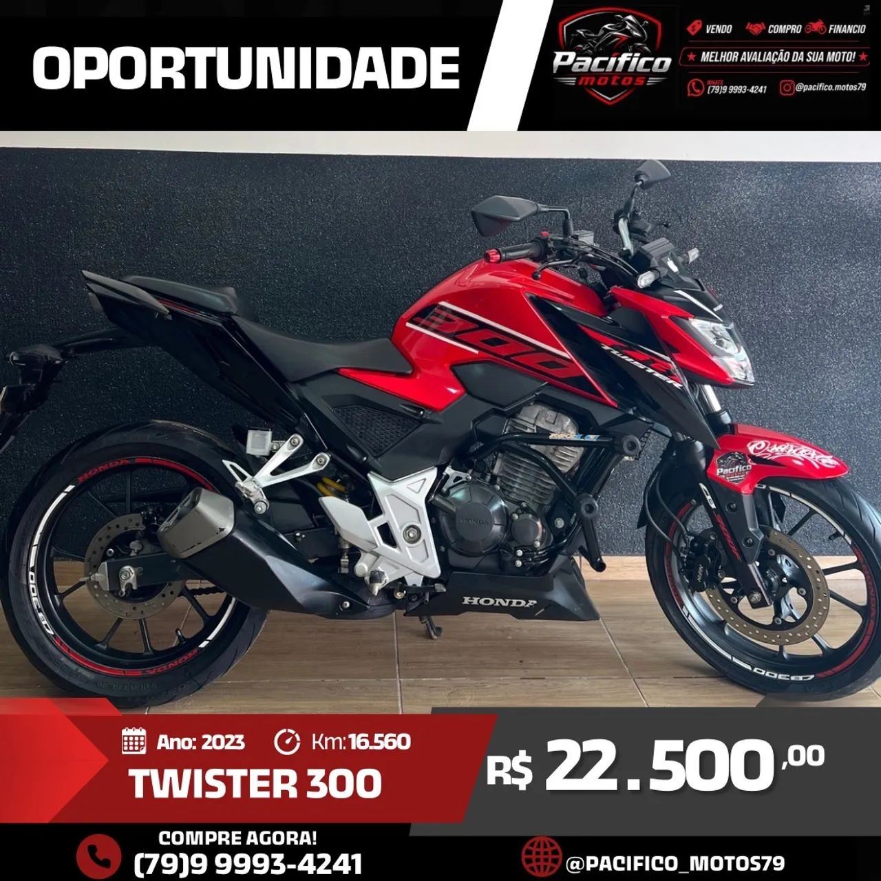 TWISTER 300 GARANTIA 
