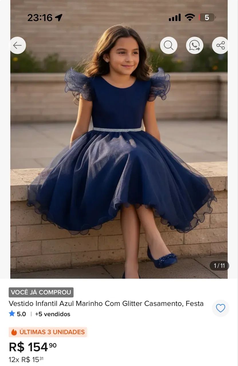 Vestido infantil - Foto 2