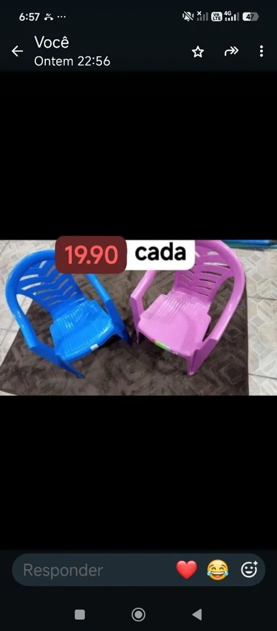Cadeira infantil c braço 