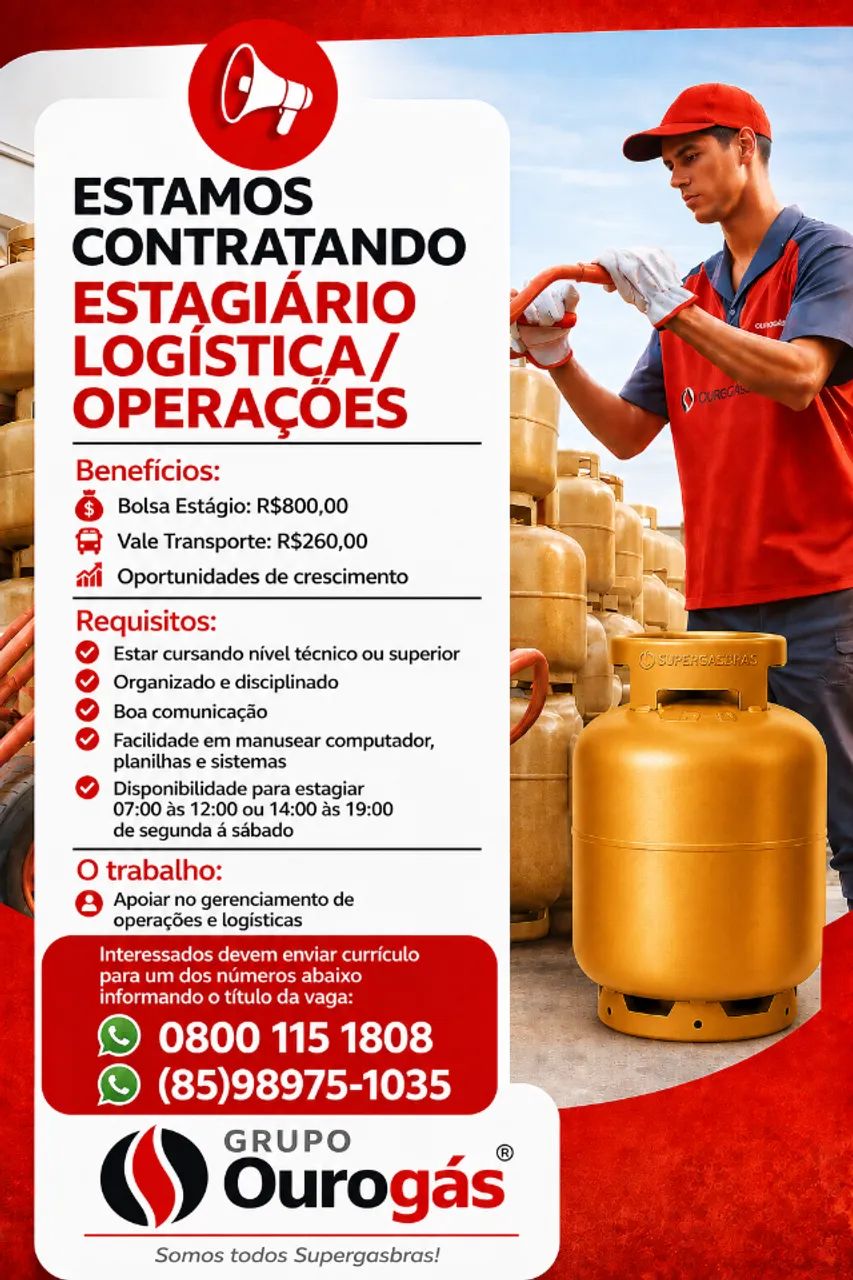 Vagas de Estágio e Emprego (Comercial, Financeiro e Logística) - Foto 5
