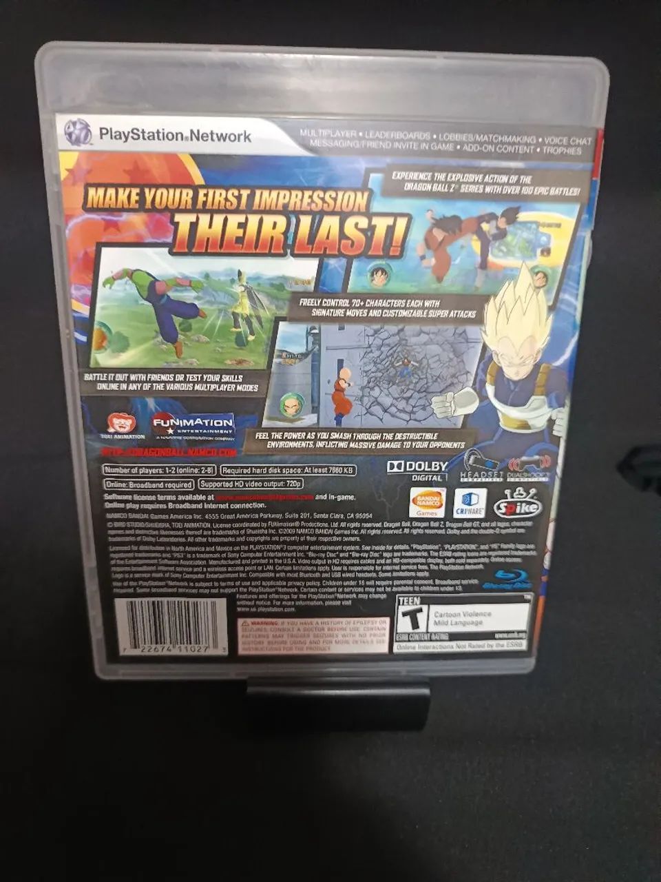 Jogo Dragon Ball Raging Blast PS3  - Foto 2