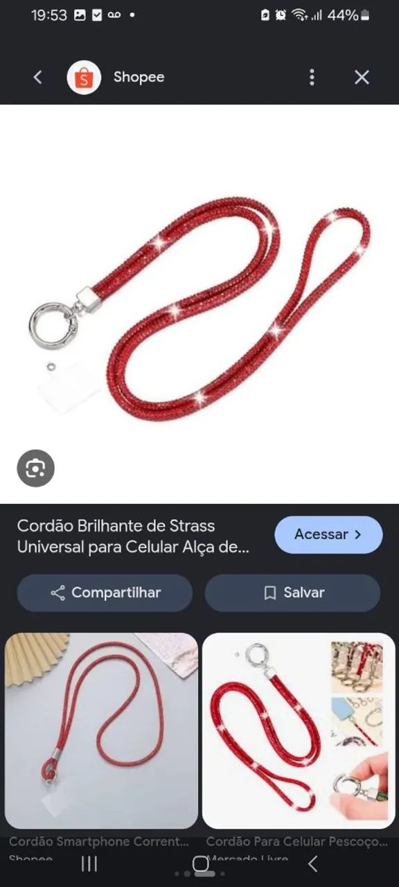 Lindo cordão pra celular   - Foto 4