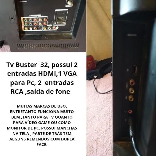Tv Buster 32 (NÃO é Smart) - Foto 3