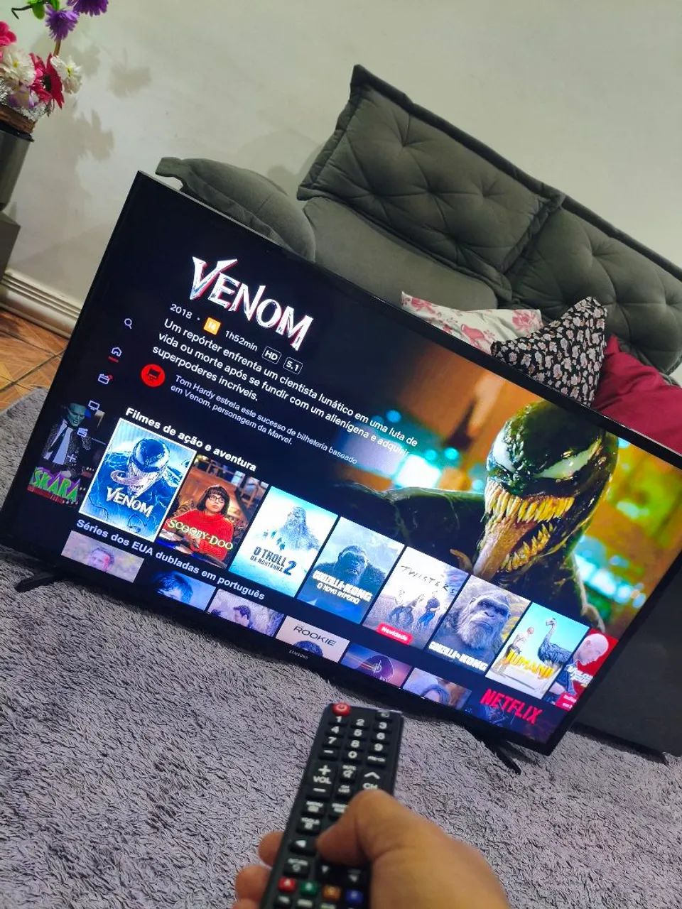 SMART TV SAMSUNG 40 POLEGADAS PERFEITA BARATA R$799. - Foto 4