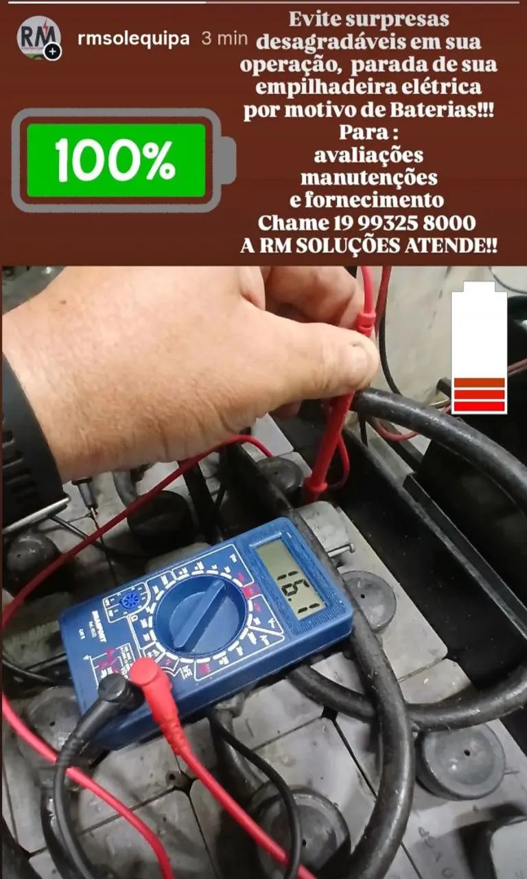 Baterias tracionárias para empilhadeiras elétricas  - Foto 5