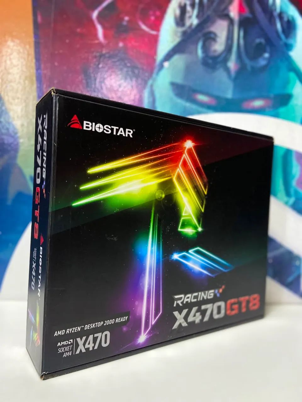 ? Placa-Mãe Biostar Racing X470 GT8 - Alto Desempenho para Gamers e Criadores! ? - Foto 4