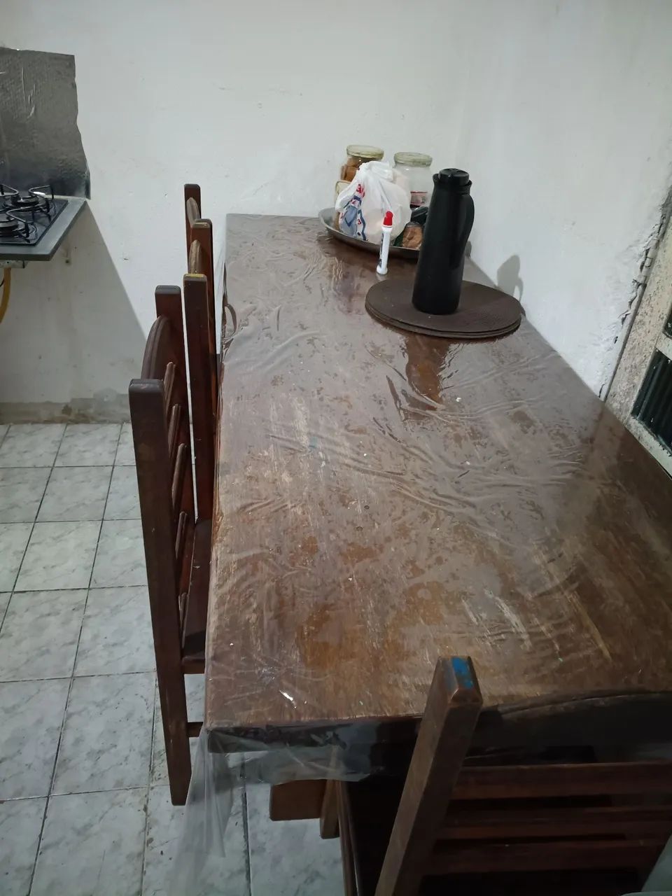 Mesa de madeira maciça  - Foto 3