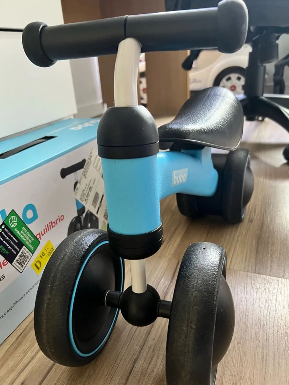 Bicicleta de equilíbrio Buba - Azul - Foto 4