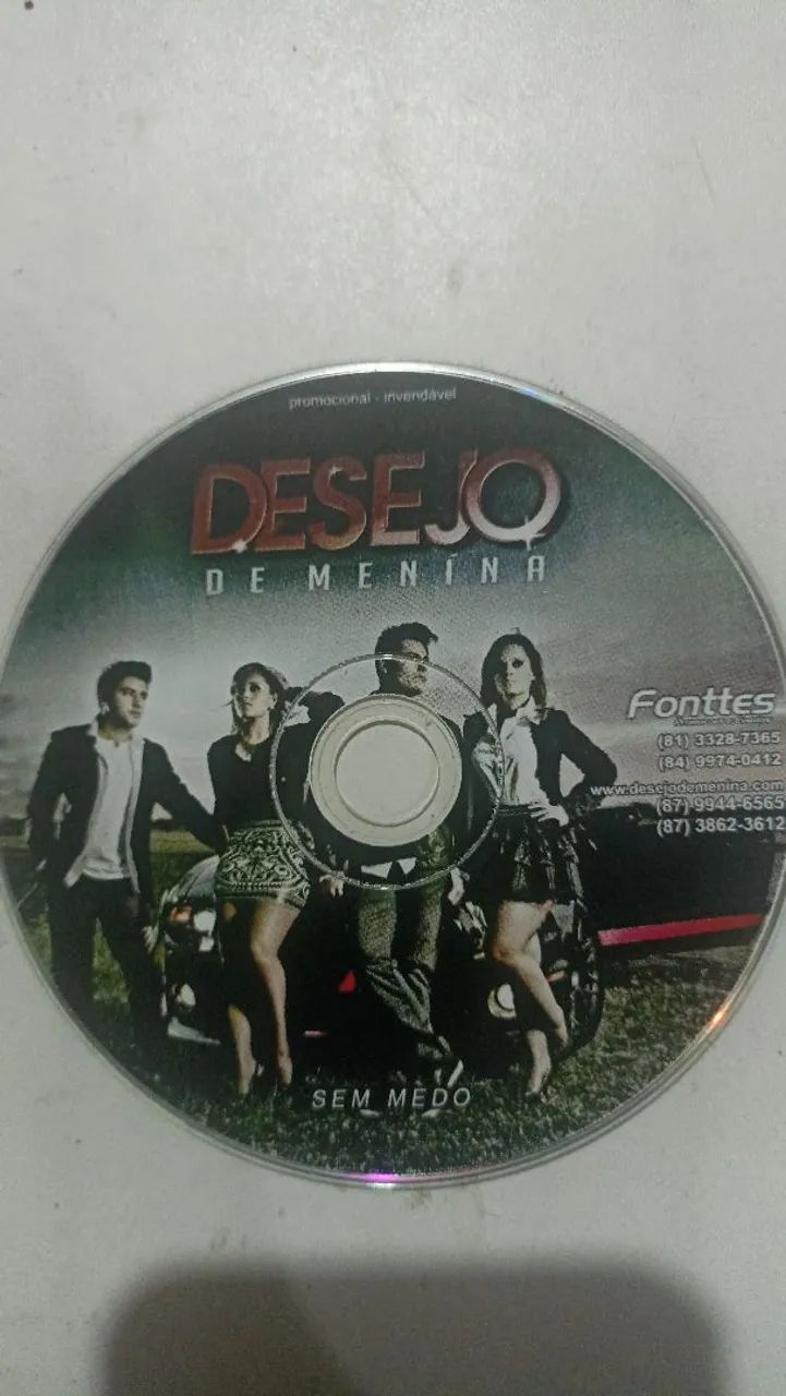Cd Banda Desejo de Menina -sem medo  - Foto 2