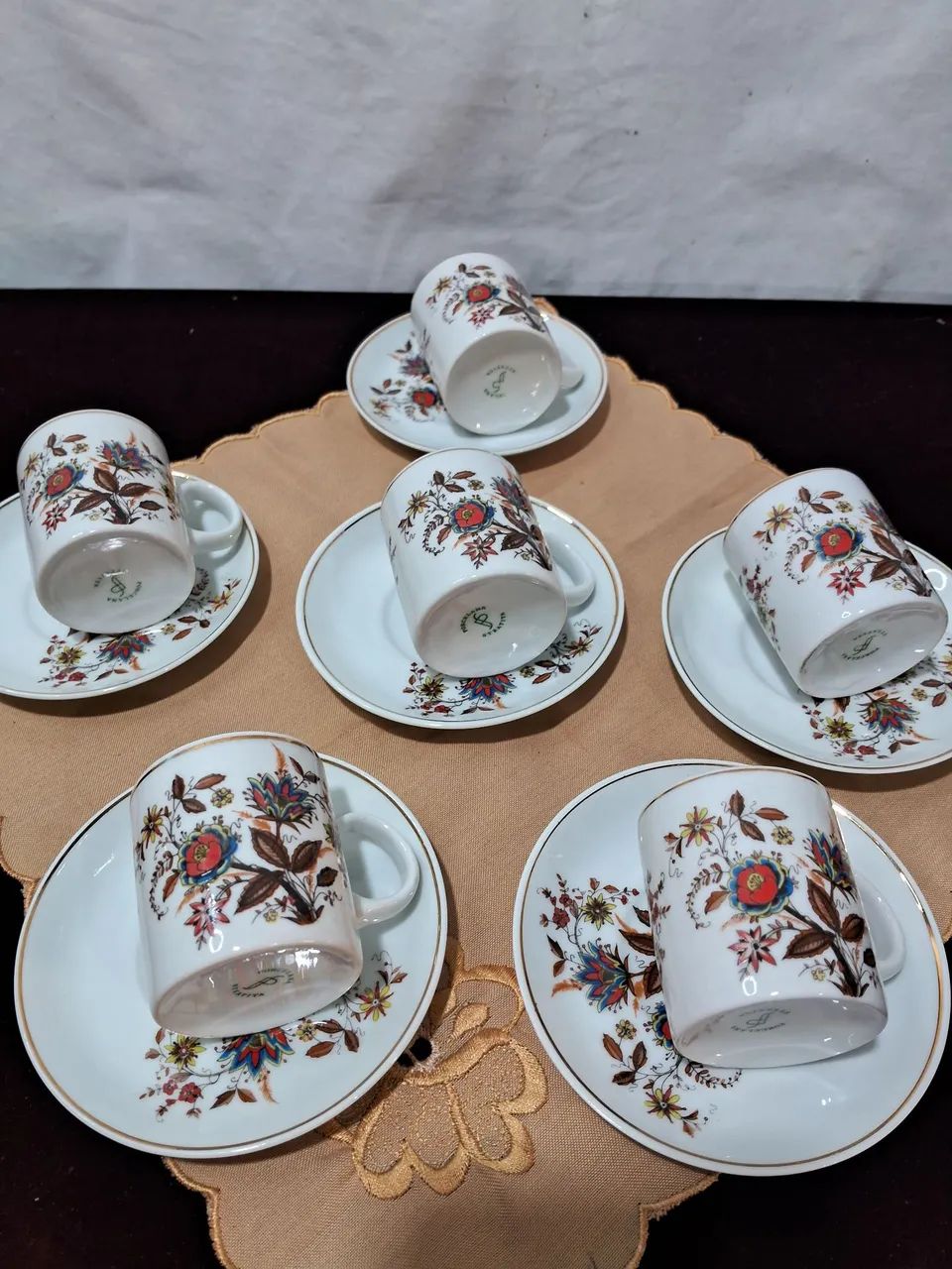Antigas xícaras de Café Porcelana Steatita  - Foto 6