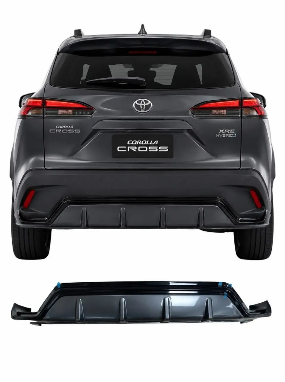 Spoiler Parachoque Traseiro Corolla Cross 2021-2026 Novo Original
