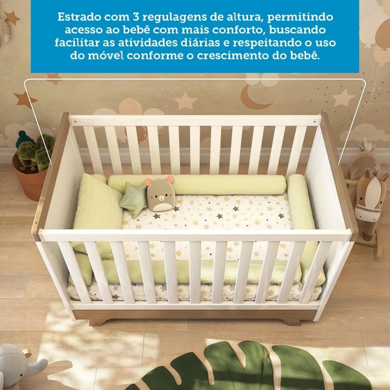 Berço americano 100% MDF - Foto 3