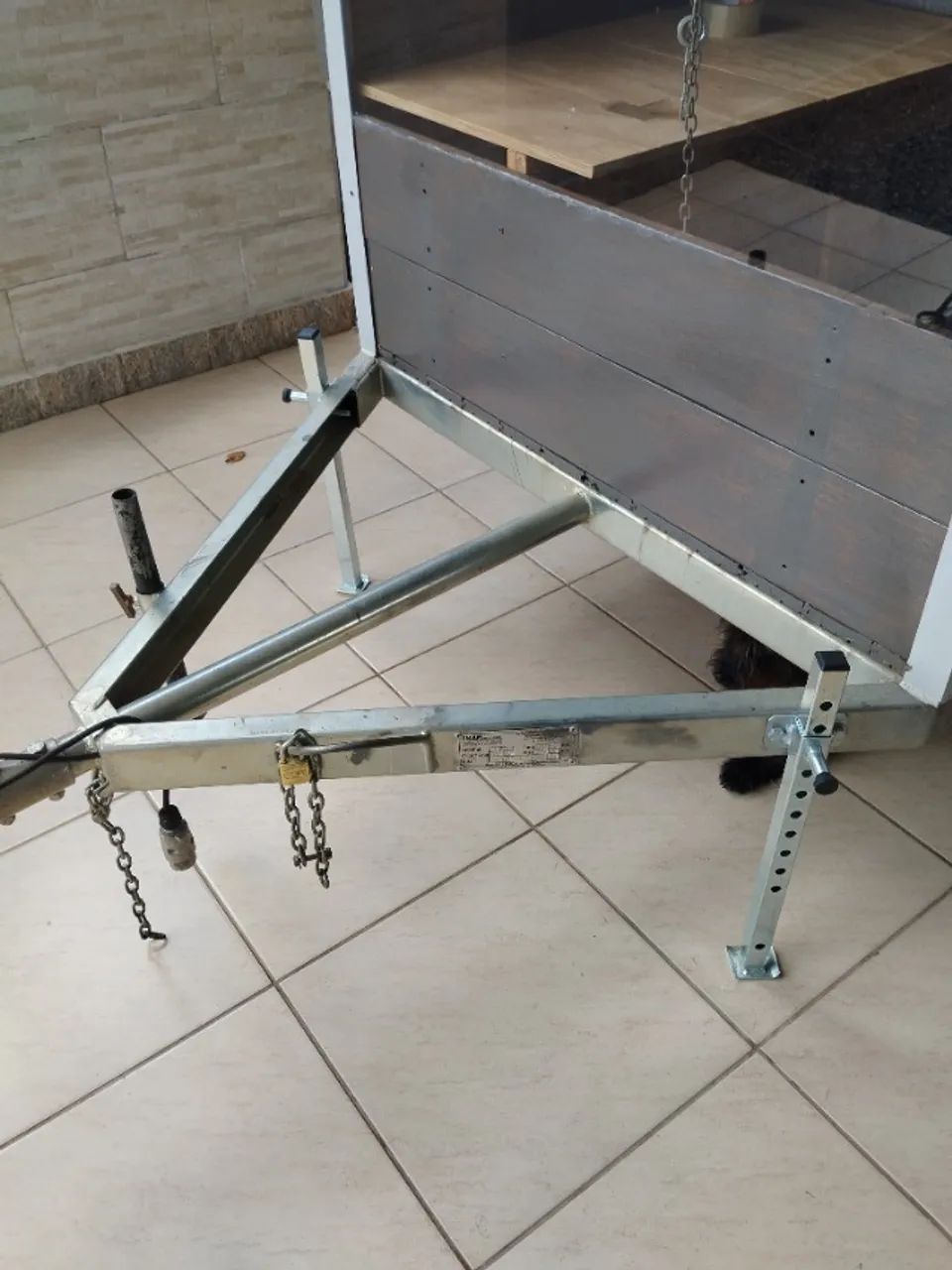 Carretinha reboque adaptada para camping - Foto 6