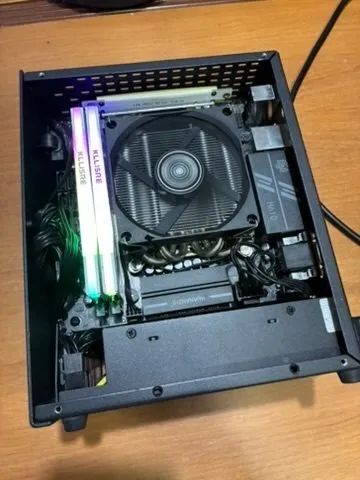 PC Gamer Mini ITX Intel 12th 32GB DDR4 RX 560 SSD 256GB - Compacto - Foto 4