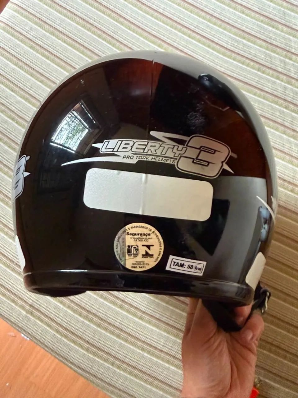 DOIS CAPACETES ABERTOS PARA MOTOCICLISTA - Foto 5