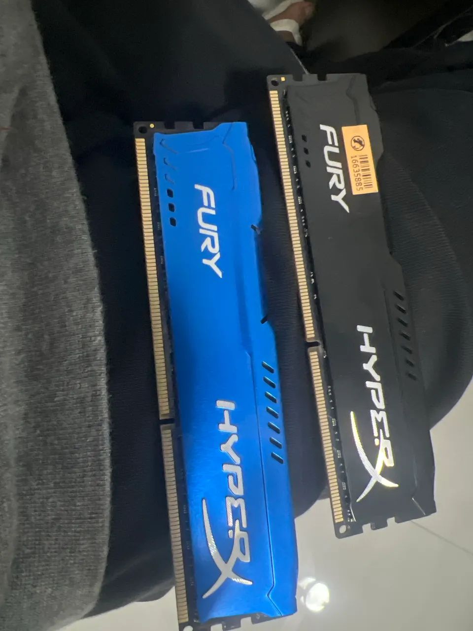 MEMÓRIA RAM HYPERX 2 PENTES DE 8GB