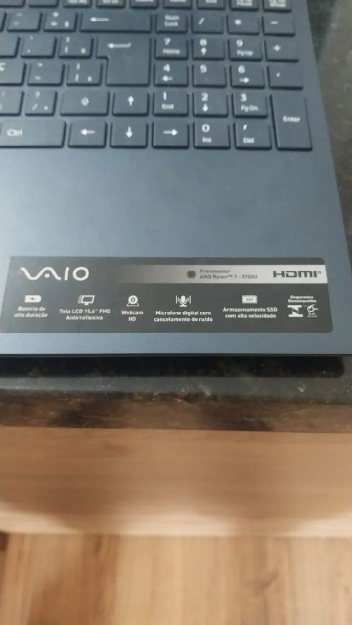 VAIO FE15 Ryzen 7 usado - Foto 3