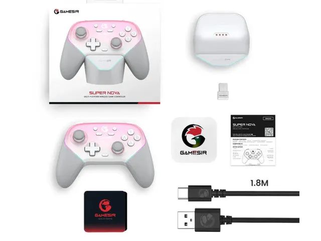 Gamesir Super Nova Pc, Switch, Ios e Android - Rosa - Foto 5