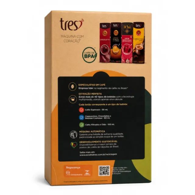 Nova Cafeteira Três Luna 127V  Nova e Lacrada - Foto 2