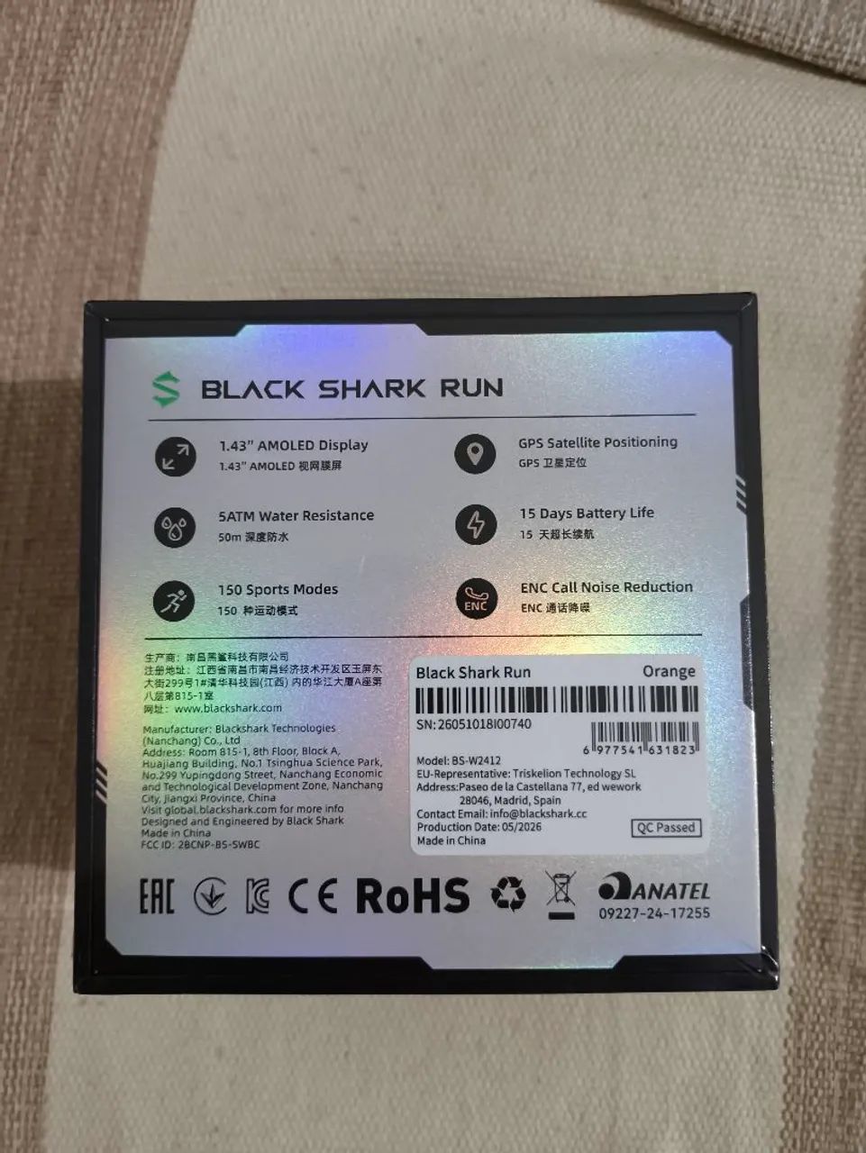 Smartwatch Black Shark Run - Lançamento - Foto 2