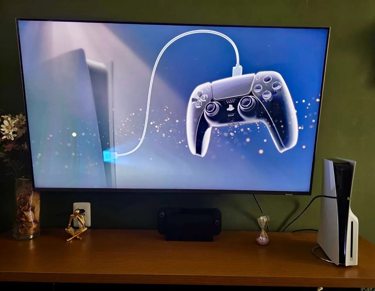 PS5 com leitor de disco 1Tb  - Foto 5